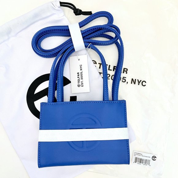 Telfar Small Shopping Bag Blue Painter's Tape - Picture 5 of 6